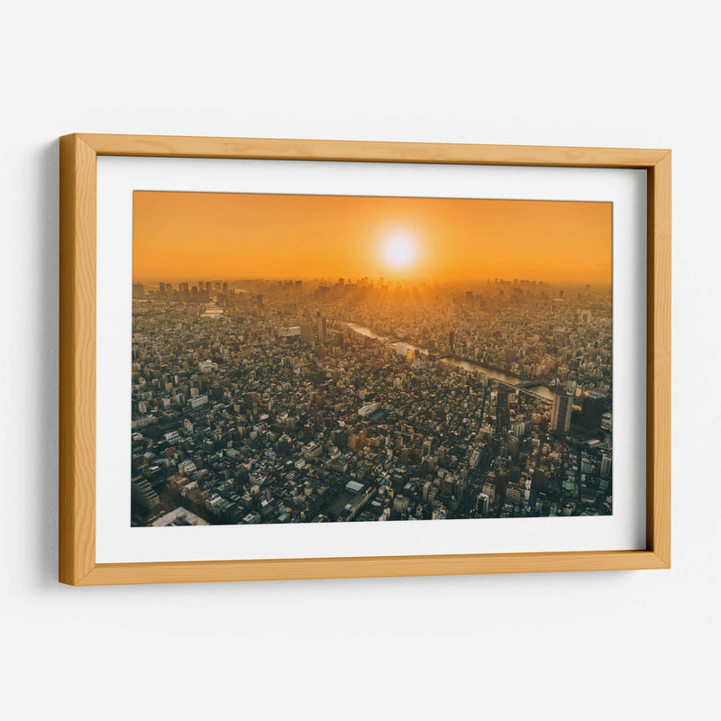 Tokio amarillo | Cuadro decorativo de Canvas Lab