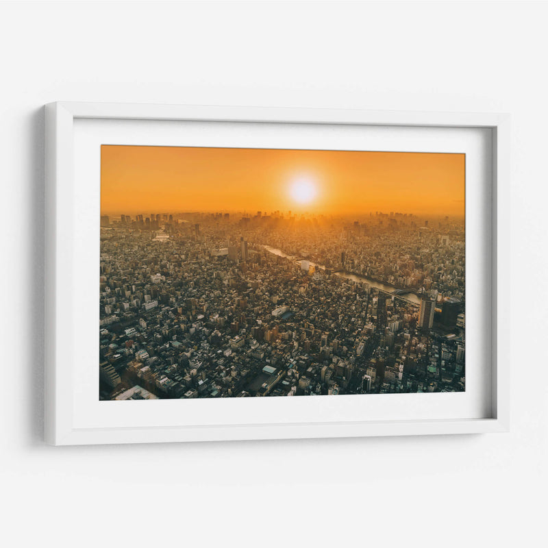Tokio amarillo | Cuadro decorativo de Canvas Lab