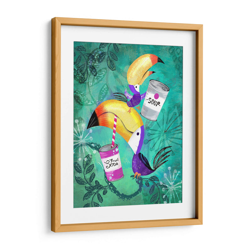 Toucan lunch | Cuadro decorativo de Canvas Lab