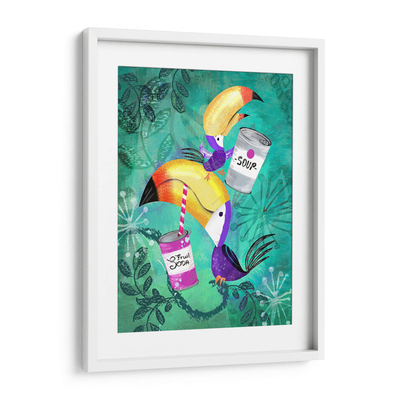 Toucan lunch | Cuadro decorativo de Canvas Lab