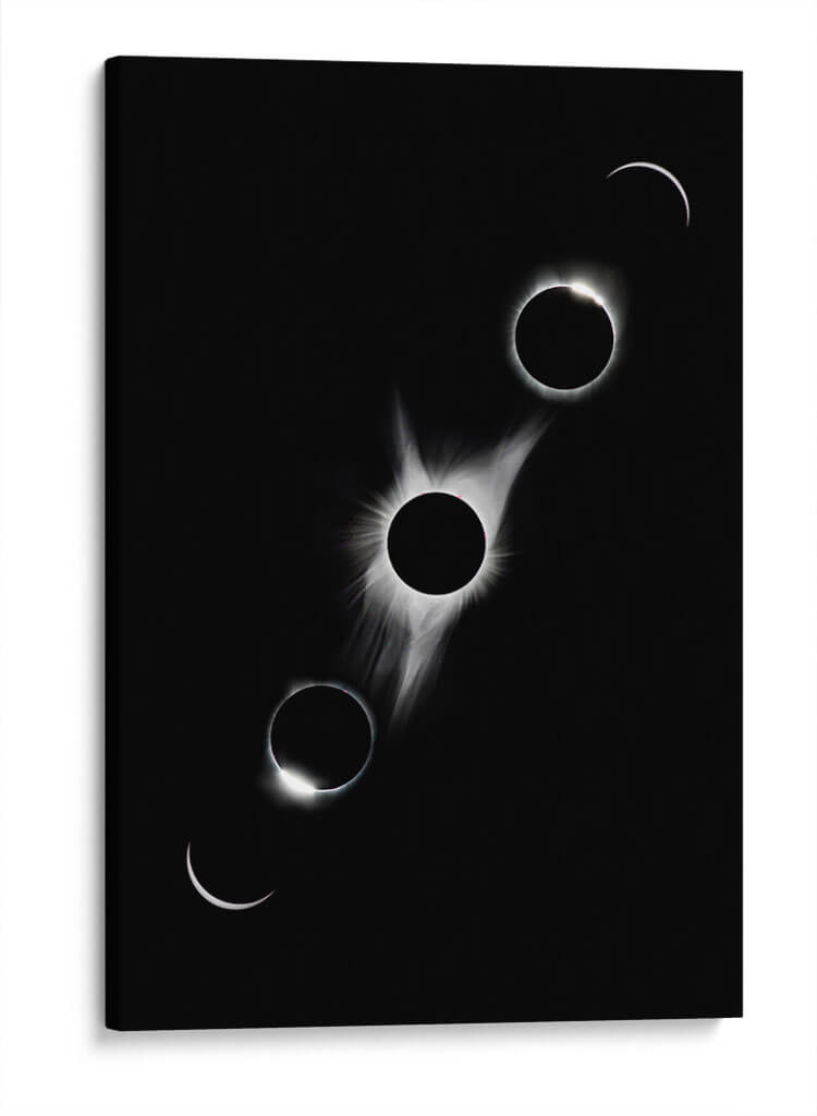 Transcurso de un eclipse | Cuadro decorativo de Canvas Lab