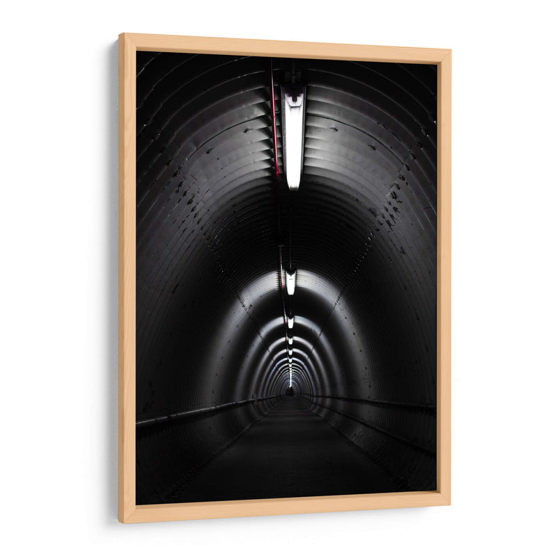 Túnel con luz blanca | Cuadro decorativo de Canvas Lab