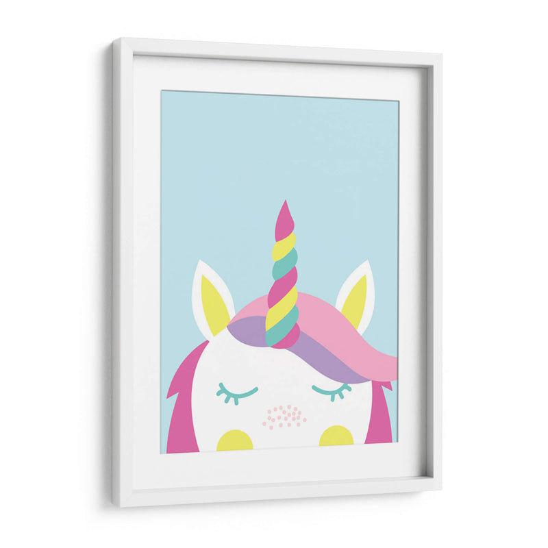 Unicornio de frente | Cuadro decorativo de Canvas Lab