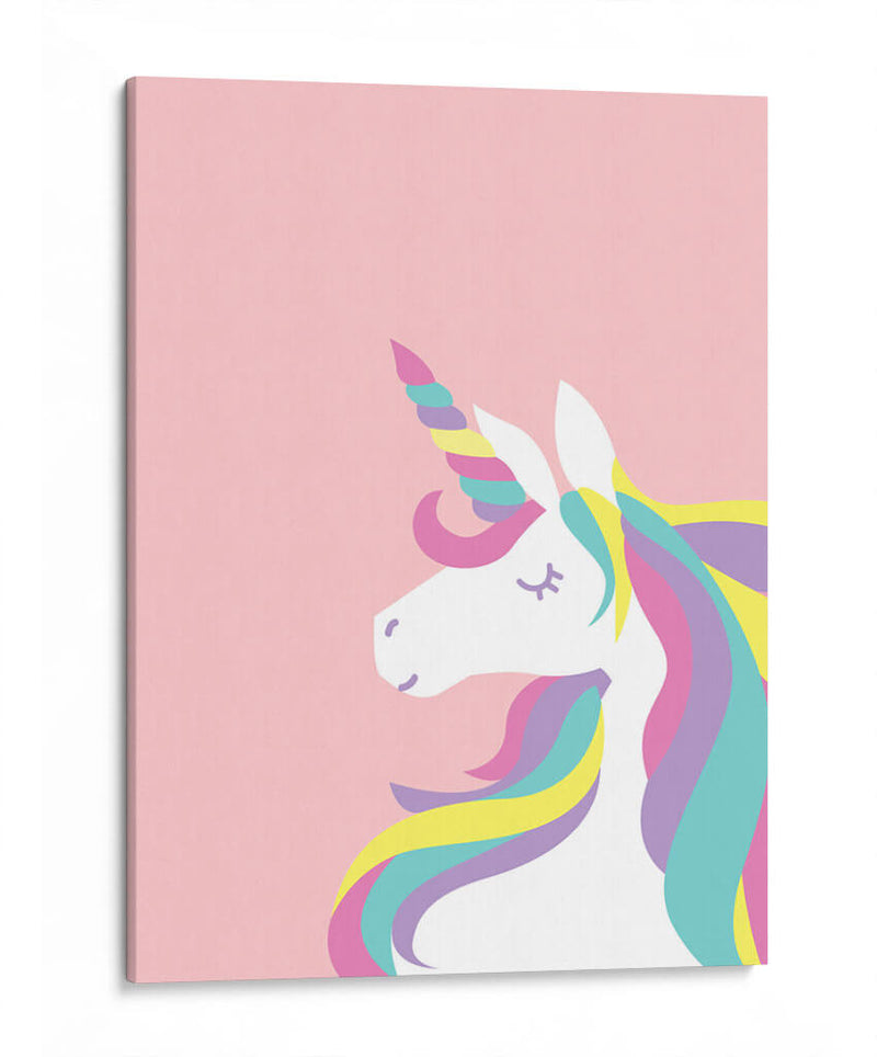 Unicornio pastel | Cuadro decorativo de Canvas Lab