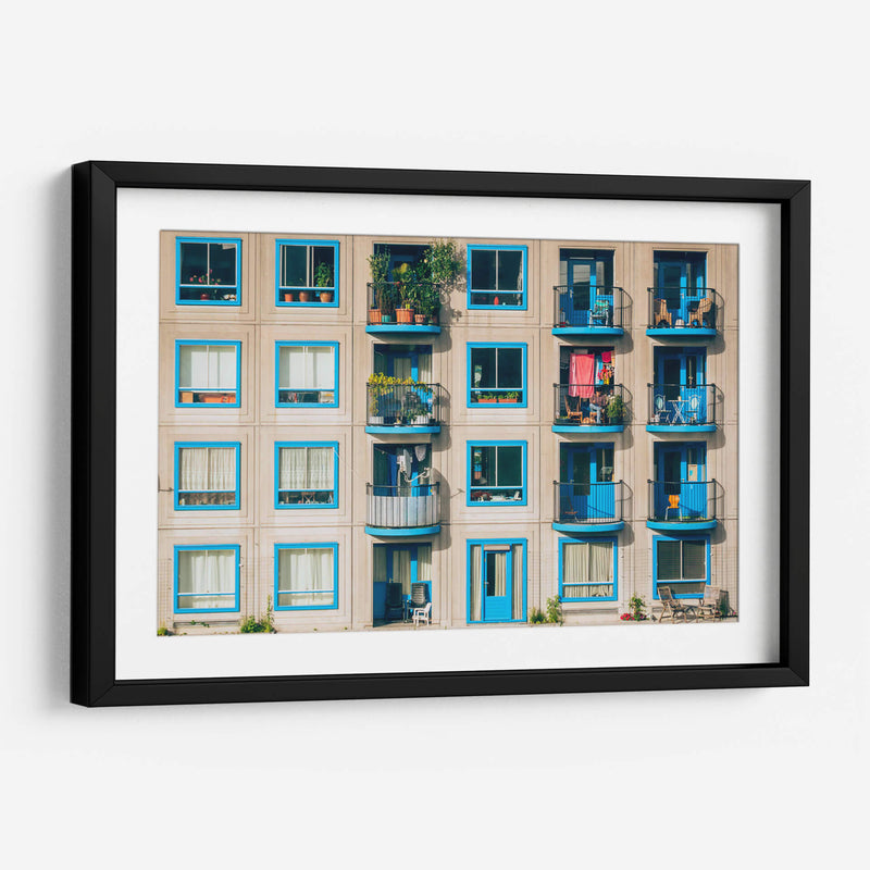 Ventanas azules | Cuadro decorativo de Canvas Lab
