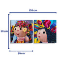 María de fiesta - Set de 2 - Adriana Sosa - Cuadro decorativo | Canvas Lab