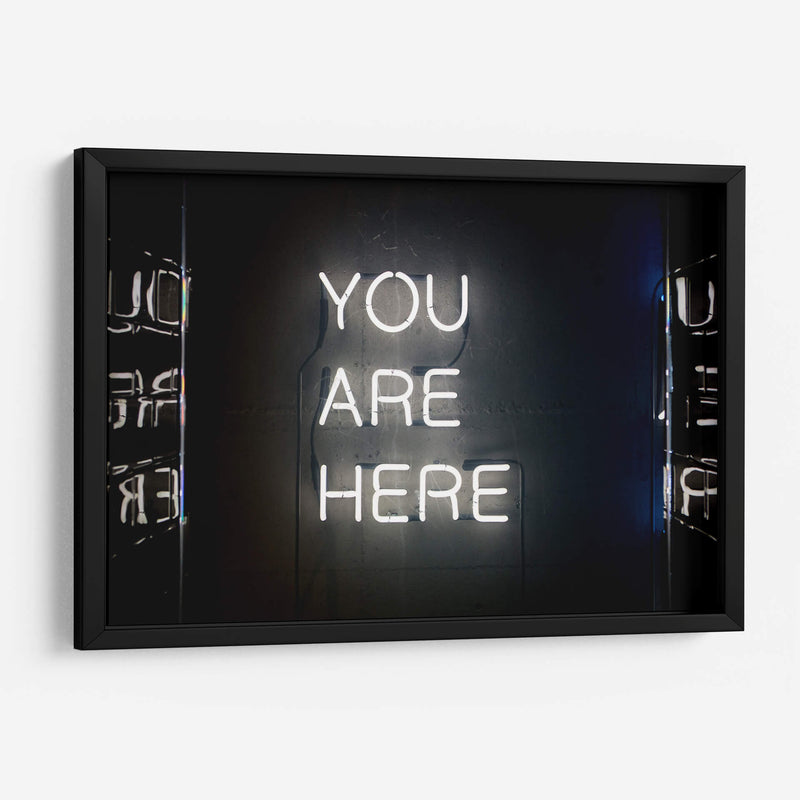 You are here | Cuadro decorativo de Canvas Lab