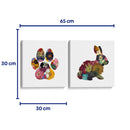 Huellas del campo - Set de 2 - Designs by Andrea - Cuadro decorativo | Canvas Lab
