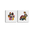 Huellas del campo - Set de 2 - Designs by Andrea - Cuadro decorativo | Canvas Lab