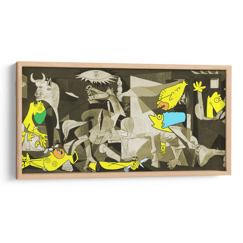 Simpson Guernica - Fake Classics | Cuadro decorativo de Canvas Lab