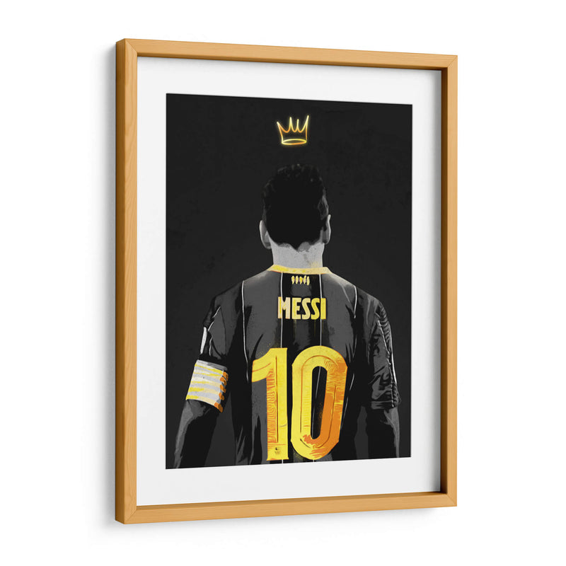 Messi GOAT - David Aste | Cuadro decorativo de Canvas Lab