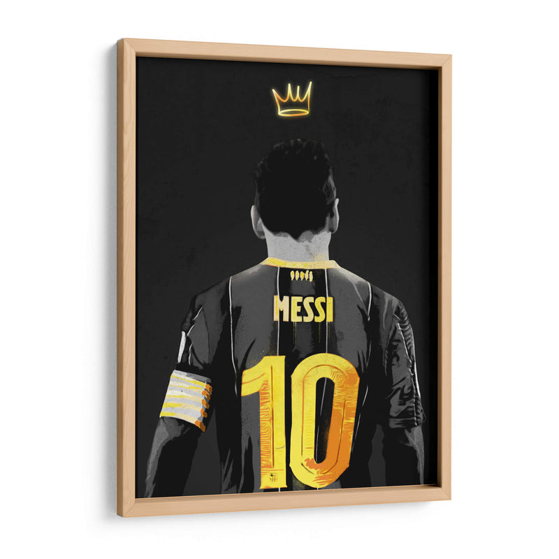 Messi GOAT - David Aste | Cuadro decorativo de Canvas Lab