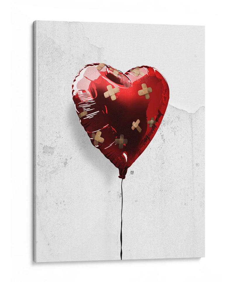 Globo de Corazón - David Aste | Cuadro decorativo de Canvas Lab