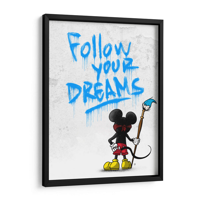 Follow Your Dreams Mouse - David Aste | Cuadro decorativo de Canvas Lab