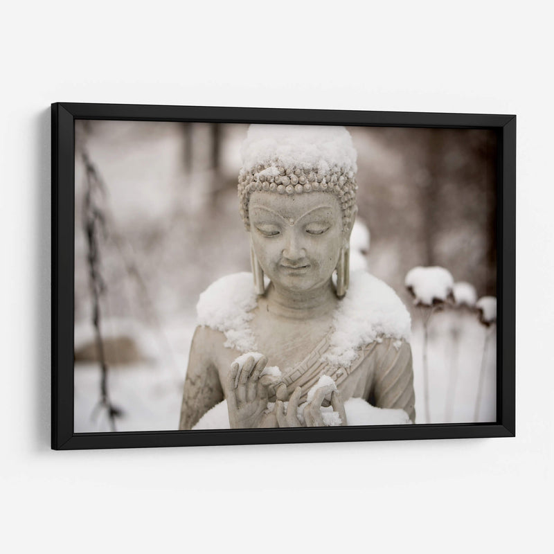 Buda nevado | Cuadro decorativo de Canvas Lab