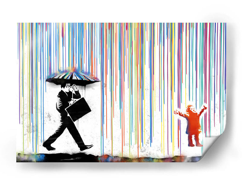 Color Rain - Fake Classics | Cuadro decorativo de Canvas Lab