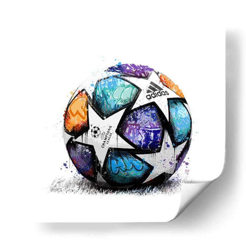 Champions Soccer Ball - David Aste | Cuadro decorativo de Canvas Lab