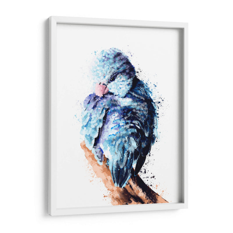 Blue Bird - Hue Art | Cuadro decorativo de Canvas Lab
