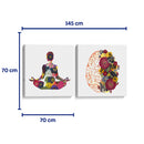 Mi lado zen - Set de 2 - Designs by Andrea - Cuadro decorativo | Canvas Lab