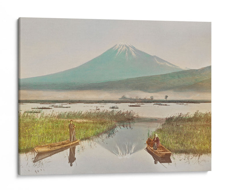 Monte Fuji visto desde Kashiwabara - Ogawa Kazumasa | Cuadro decorativo de Canvas Lab