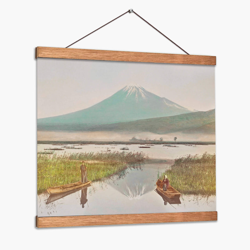 Monte Fuji visto desde Kashiwabara - Ogawa Kazumasa | Cuadro decorativo de Canvas Lab