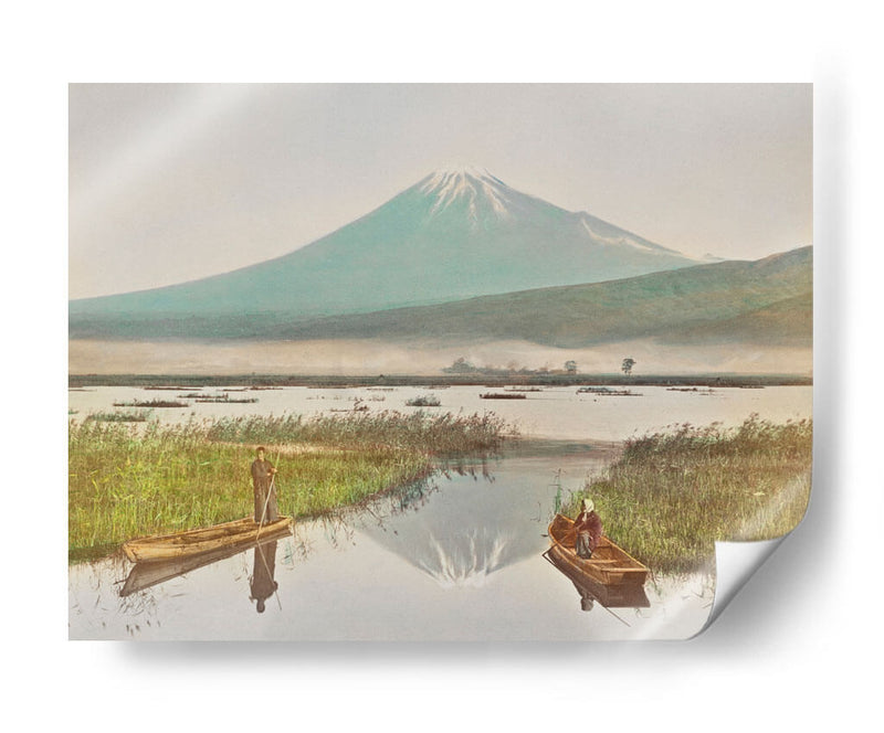 Monte Fuji visto desde Kashiwabara - Ogawa Kazumasa | Cuadro decorativo de Canvas Lab