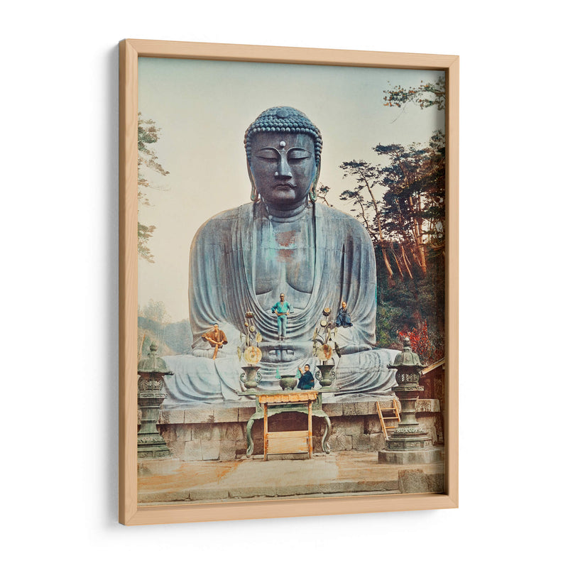 El Buda de bronce en Kamakura - Ogawa Kazumasa | Cuadro decorativo de Canvas Lab