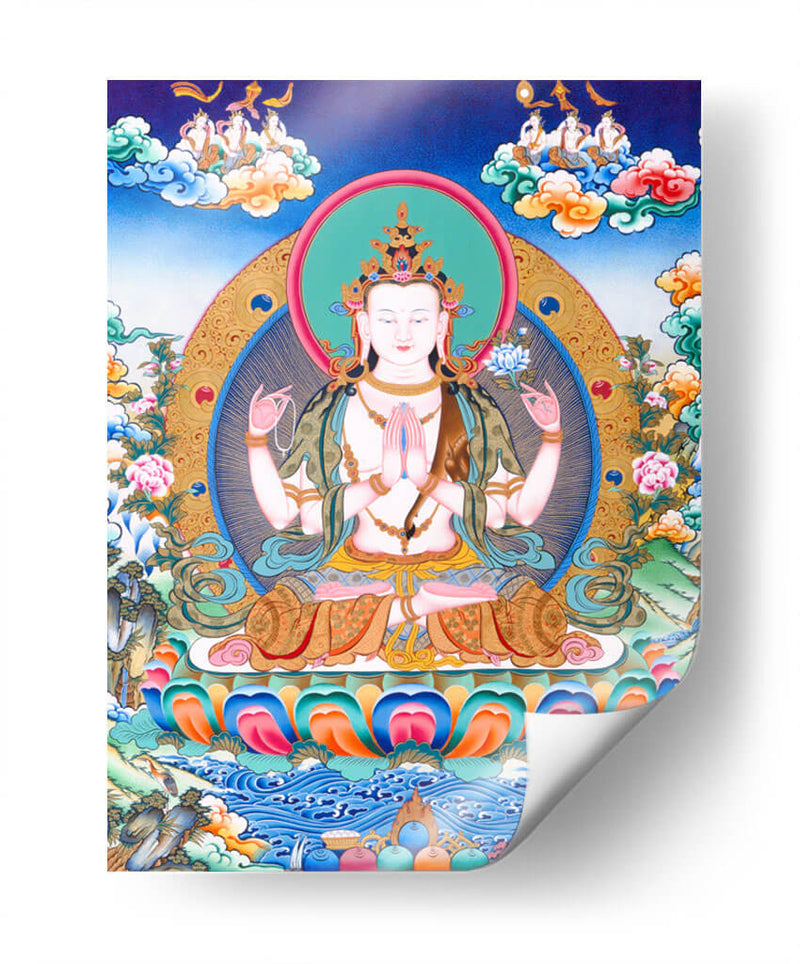 Budismo tibetano | Cuadro decorativo de Canvas Lab