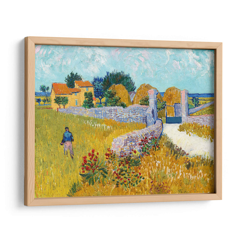 Casa de campo en la Provenza - Vincent Van Gogh | Cuadro decorativo de Canvas Lab