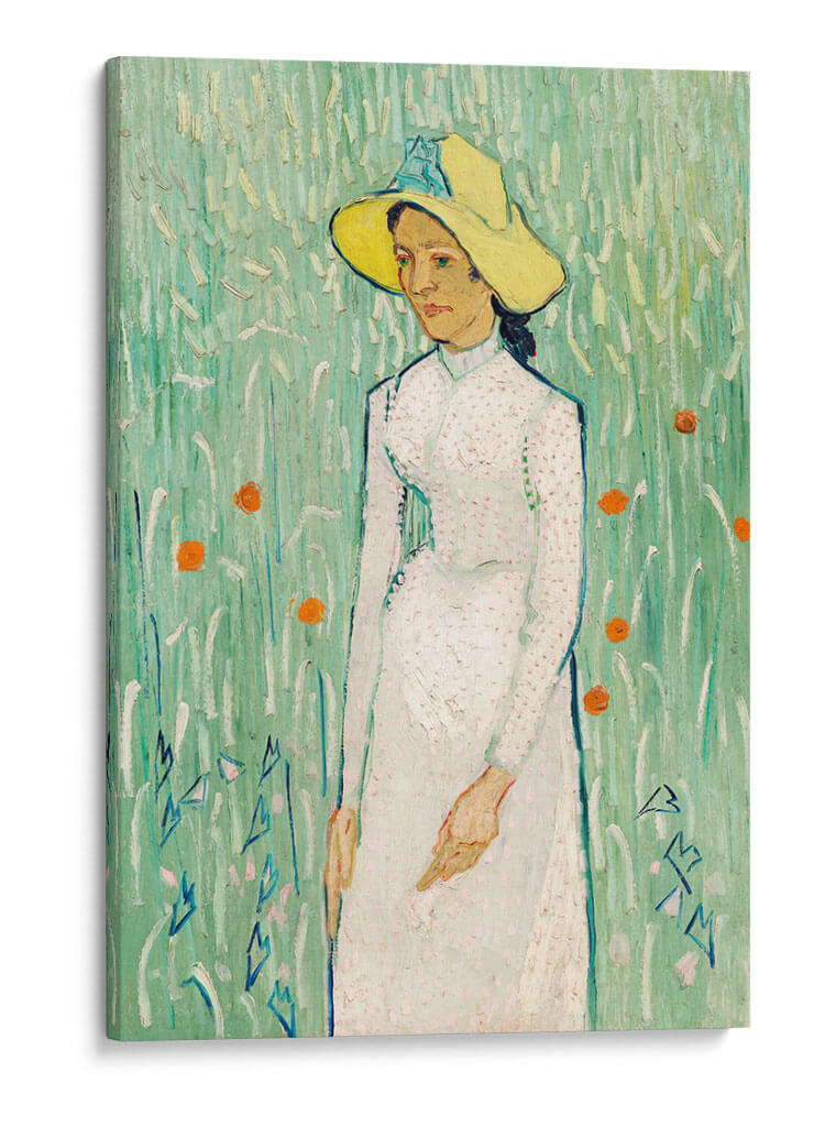 Chica de Blanco - Vincent Van Gogh | Cuadro decorativo de Canvas Lab