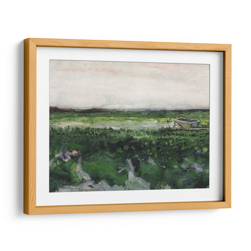 Paisaje con carretilla - Vincent Van Gogh | Cuadro decorativo de Canvas Lab