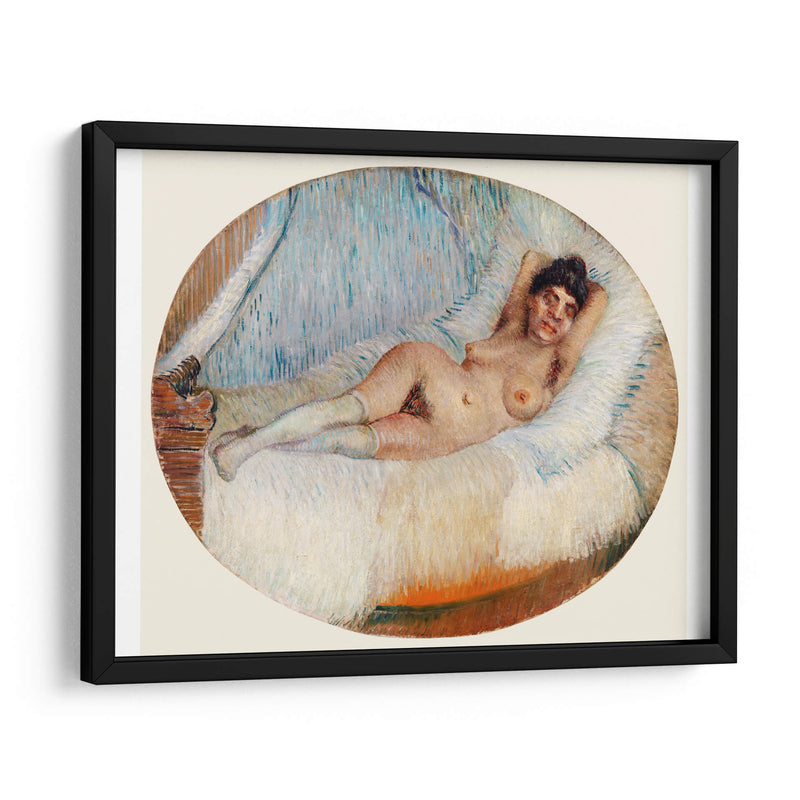 Desnudo reclinado (Femme nue étendue sur un lit) - Vincent Van Gogh | Cuadro decorativo de Canvas Lab