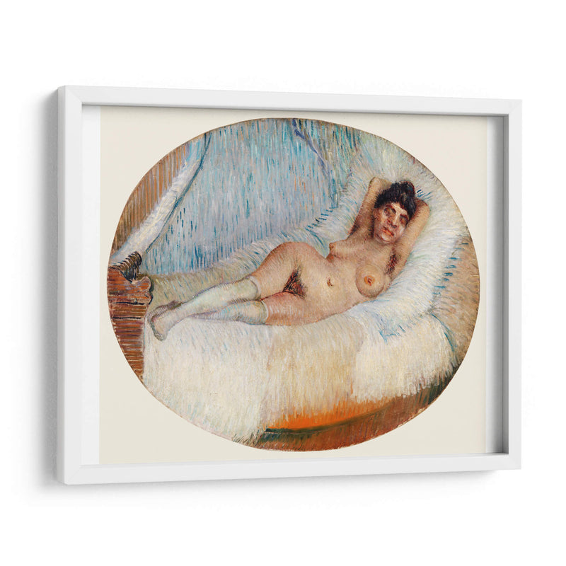 Desnudo reclinado (Femme nue étendue sur un lit) - Vincent Van Gogh | Cuadro decorativo de Canvas Lab