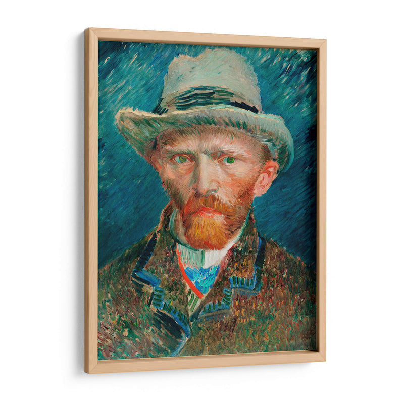 Autorretrato (1887) - Vincent Van Gogh | Cuadro decorativo de Canvas Lab