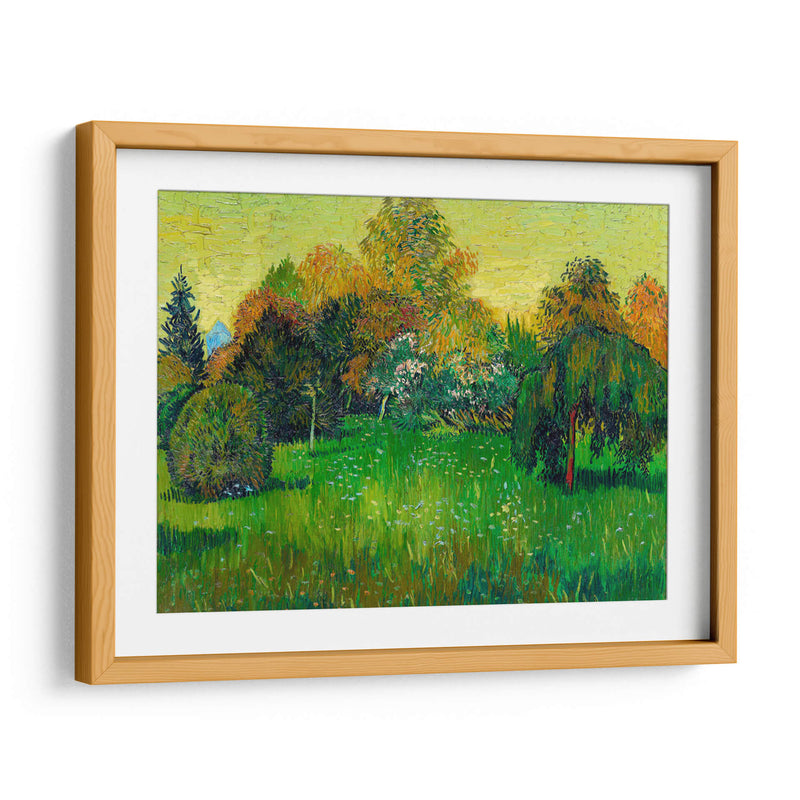 El jardín del poeta - Vincent Van Gogh | Cuadro decorativo de Canvas Lab