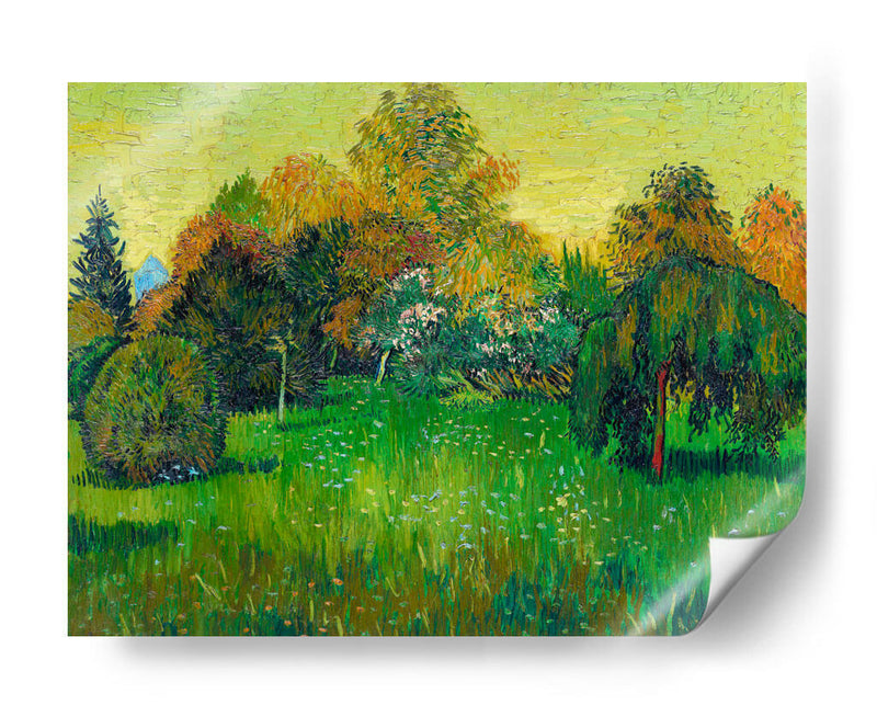 El jardín del poeta - Vincent Van Gogh | Cuadro decorativo de Canvas Lab