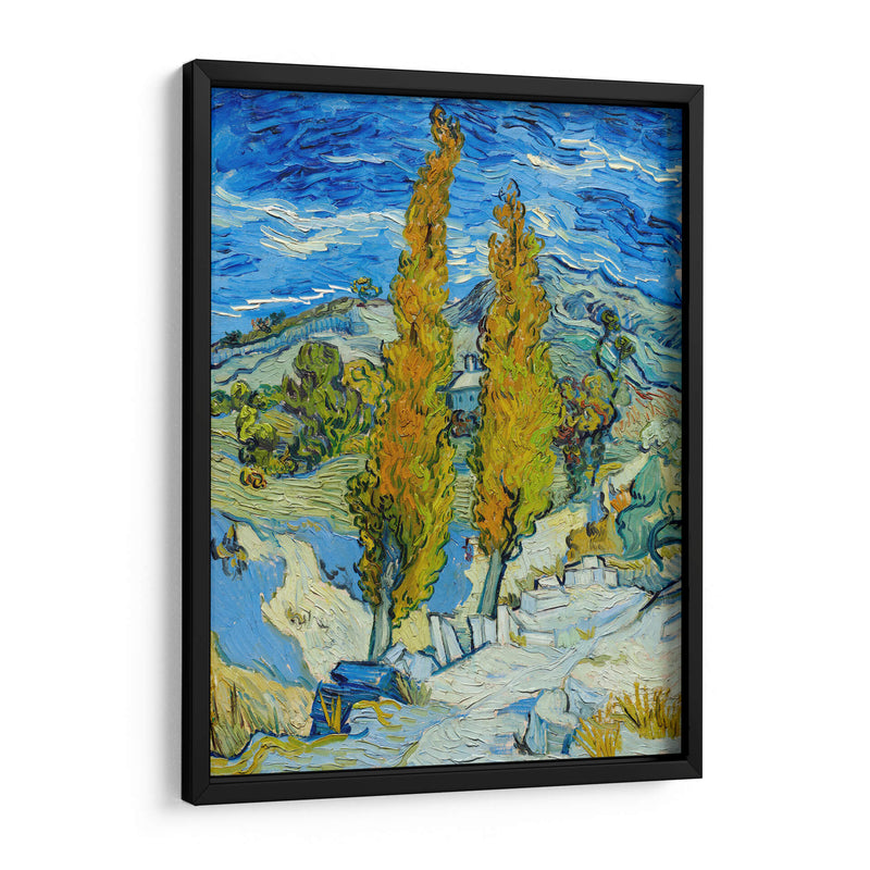 Los álamos en Saint-Rémy - Vincent Van Gogh | Cuadro decorativo de Canvas Lab