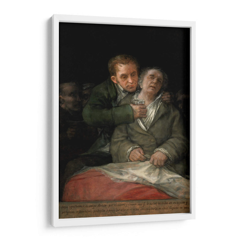Autorretrato con Dr. Arrieta - Francisco de Goya | Cuadro decorativo de Canvas Lab