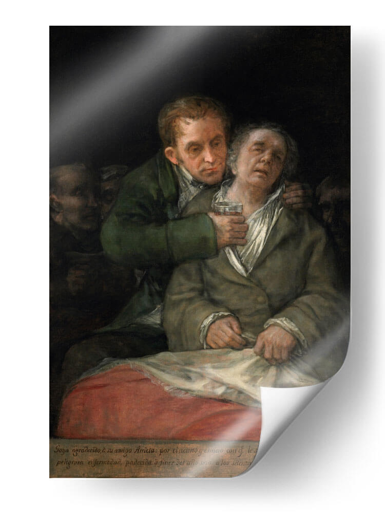 Autorretrato con Dr. Arrieta - Francisco de Goya | Cuadro decorativo de Canvas Lab