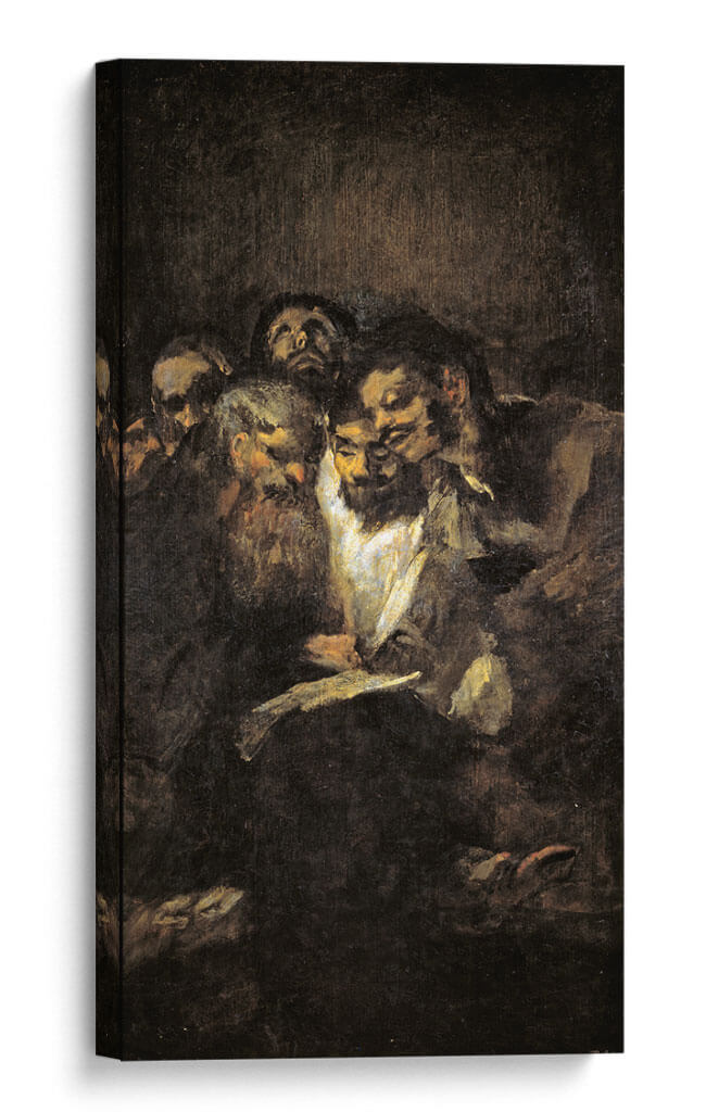 Hombres leyendo - Francisco de Goya | Cuadro decorativo de Canvas Lab