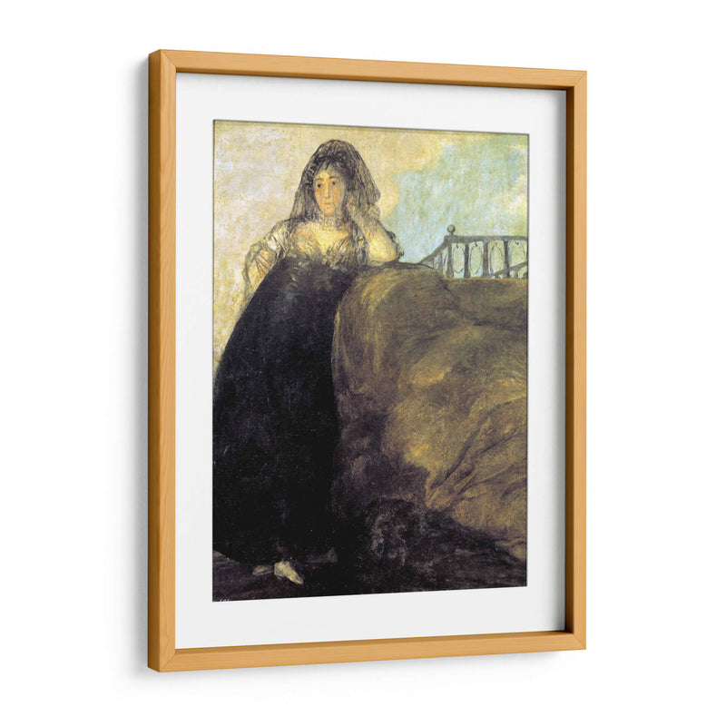 Una manola: doña Leocadia Zorrilla - Francisco de Goya | Cuadro decorativo de Canvas Lab