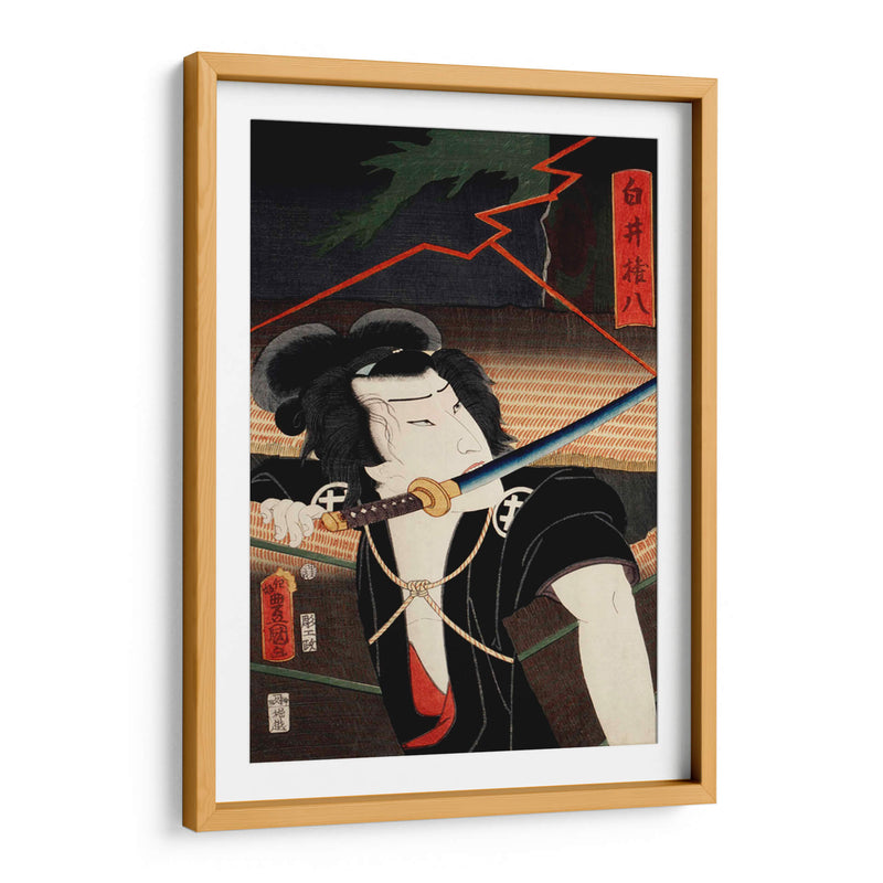 Retrato de un actor 10 - Toyohara Kunichika | Cuadro decorativo de Canvas Lab