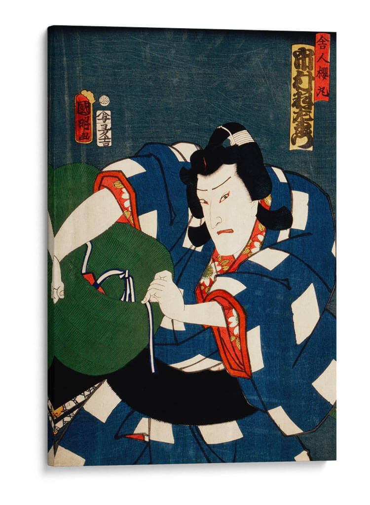Retrato de un actor 11 - Toyohara Kunichika | Cuadro decorativo de Canvas Lab