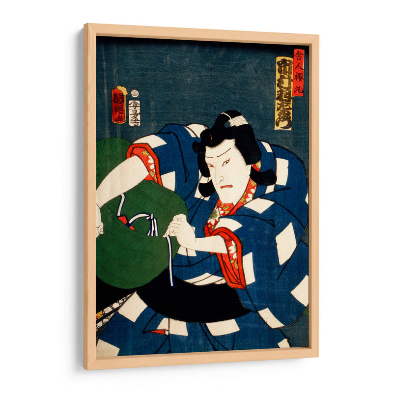 Retrato de un actor 11 - Toyohara Kunichika | Cuadro decorativo de Canvas Lab