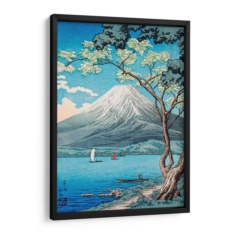 Monte Fuji desde el lago Yamanaka - Hiroaki Takahashi | Cuadro decorativo de Canvas Lab