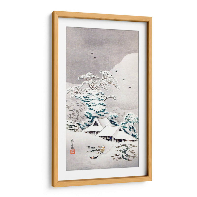Sawatari en la nieve - Hiroaki Takahashi | Cuadro decorativo de Canvas Lab