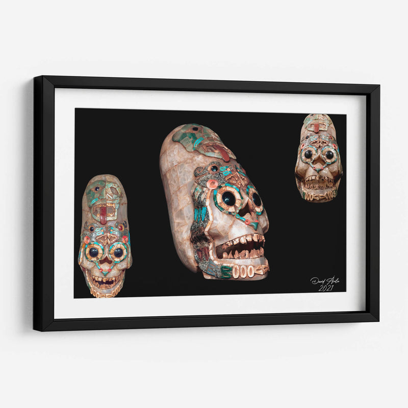 Escultura Cráneo de Quetzalcóatl - David Ávila | Cuadro decorativo de Canvas Lab