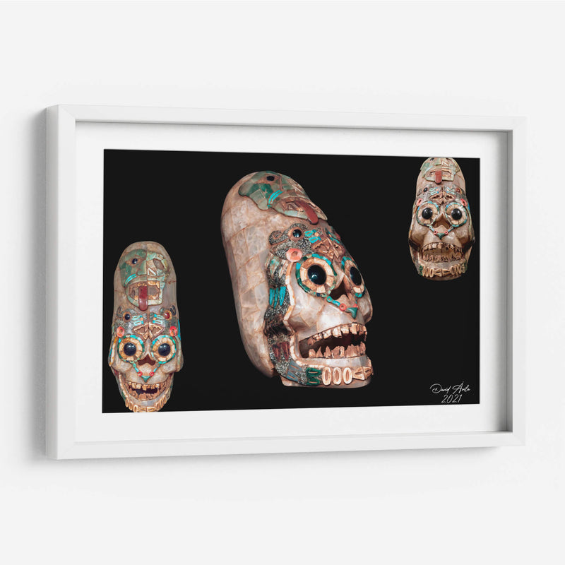 Escultura Cráneo de Quetzalcóatl - David Ávila | Cuadro decorativo de Canvas Lab