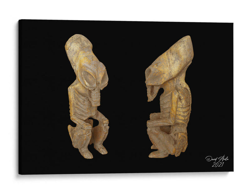 Escultura Esqueleto Reptiliano - David Ávila | Cuadro decorativo de Canvas Lab