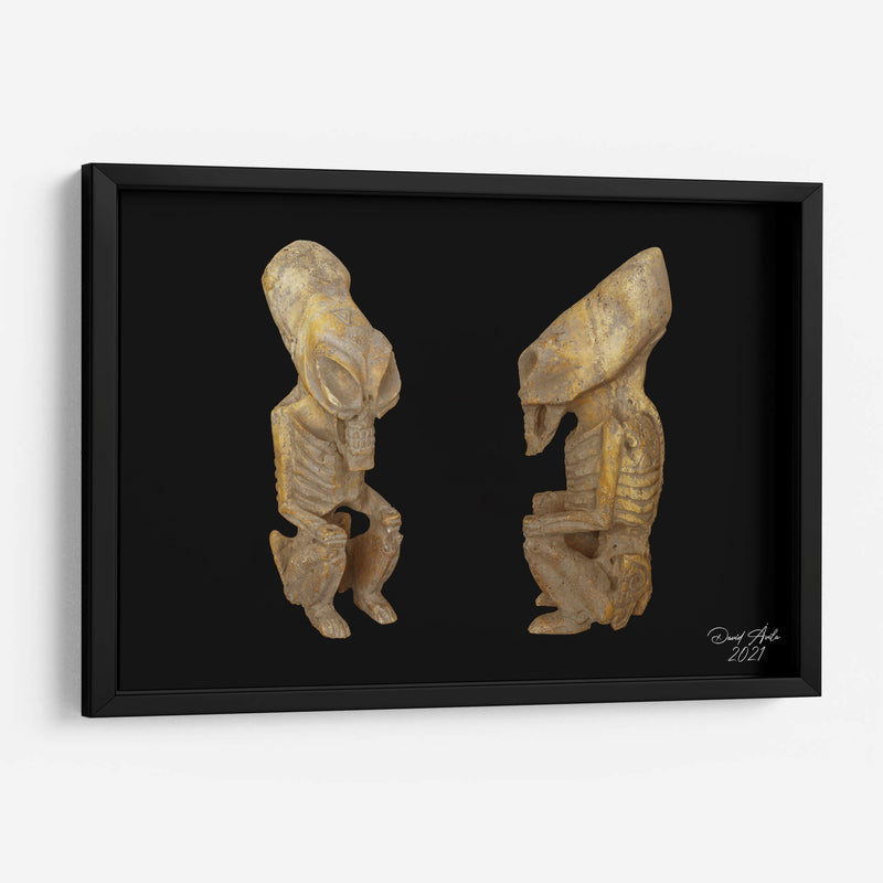 Escultura Esqueleto Reptiliano - David Ávila | Cuadro decorativo de Canvas Lab